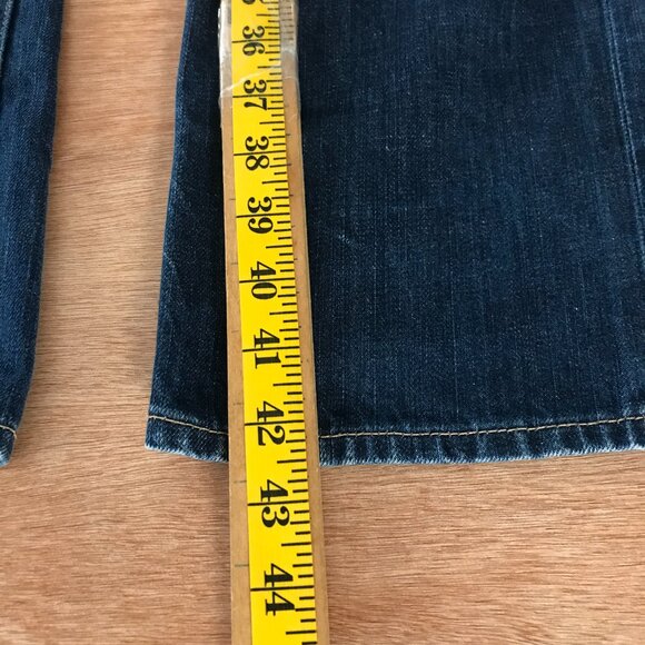 VSTR Stranger Straight Selvedge Jeans Men size 32x34 Blue Mid Rise Button Fly - Picture 6 of 16